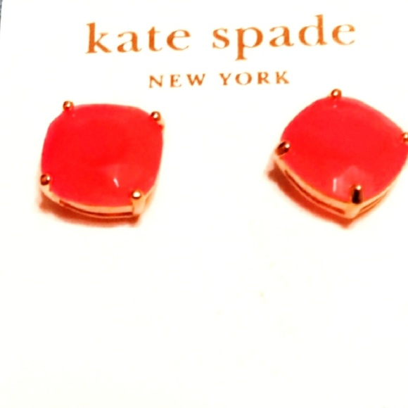 kate spade Jewelry - 💐New Kate Spade Coral Color Post Earrings